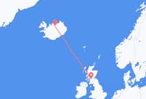 Flights from Glasgow to Akureyri