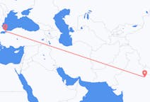 Flyreiser fra Lucknow, India til Istanbul, Tyrkia