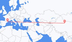 Flyreiser fra Dunhuang, Kina til Girona, Spania