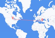 Flyreiser fra Minneapolis, USA til Edremit, Tyrkia