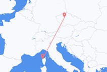Flyrejser fra Calvi, Frankrig til Prag, Tjekkiet