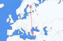 Flights from Kuopio to Antalya