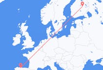 Vols depuis la ville d'Asturies vers la ville de Kuopio