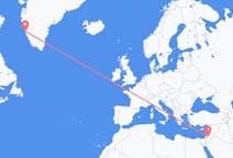 Flyreiser fra Amman, Jordan til Nuuk, Grønland