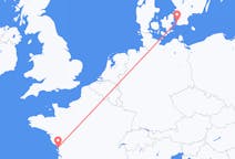 Loty z Malmö, Szwecja do La Rochelle, Francja