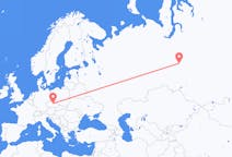 Fly fra Nizhnevartovsk til Pardubice