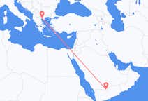 Flyreiser fra Sharurah, Saudi-Arabia til Thessaloniki, Hellas