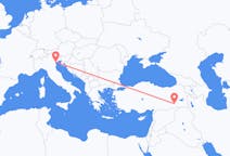 出发地 土耳其出发地 巴特曼目的地 意大利威尼斯的航班