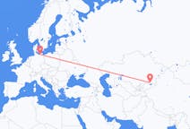 Loty z Ałmaty, Kazachstan do Rostocku, Niemcy