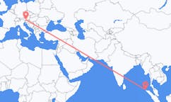 Flyg från Banda Aceh, Indonesien till Klagenfurt, Österrike