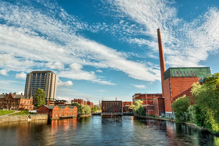 Photo of Industrial buildings in Tampere.