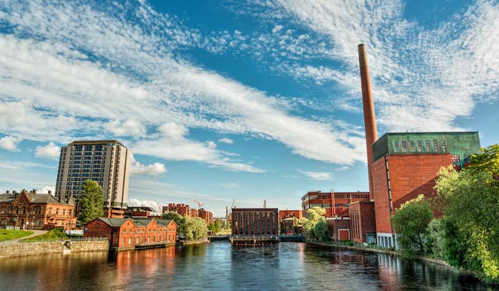Photo of Industrial buildings in Tampere.