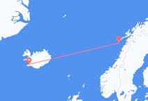 Vluchten van Reykjavik naar Røst