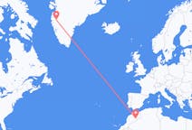 Flüge von Errachidia, Marokko nach Kangerlussuaq, Grönland