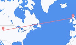 Flyrejser fra Jackson, USA til Glasgow, Skotland