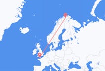 Flyreiser fra St Peter Port, Guernsey til Lakselv, Norge