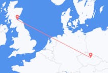 Flights from Pardubice, Czechia to Edinburgh, the United Kingdom