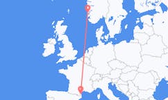 Flights from Stord, Norway to Perpignan, France