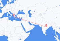 Flights from Raipur, India to Zakynthos Island, Greece