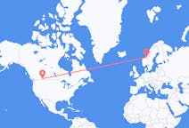 出发地 加拿大出发地 萊斯布里奇目的地 挪威特隆赫姆的航班