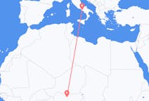 Flyrejser fra Kano, Nigeria til Napoli, Italien