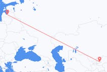 Loty z Andiżan, Uzbekistan do Rygi, Łotwa