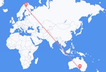 Flyreiser fra Adelaide, Australia til Kittilä, Finland