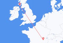 Flights from Lyon, France to Campbeltown, the United Kingdom