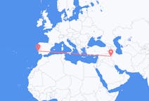 Flyg från Sulaymaniyya, Irak till Lissabon, Portugal