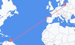 Flights from Barcelona to Gdańsk