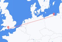 来自英格兰的出发地 伯恩茅斯目的地 波兰Gdansk的航班