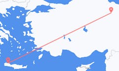Flyreiser fra Tokat, Tyrkia til Khania, Hellas