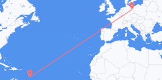 Flyrejser fra Barbados til Tyskland