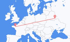 Flights from Rennes, France to Gomel, Belarus