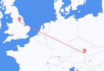 Flüge von Doncaster, England nach Wien, Österreich