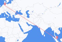 Flyrejser fra Singapore, Singapore til Hannover, Tyskland
