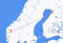 Flights from Sogndal, Norway to Oulu, Finland