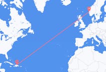 Flyrejser fra Puerto Plata til Bergen