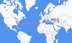 Flyreiser fra Savannah, USA til Batman, Tyrkia
