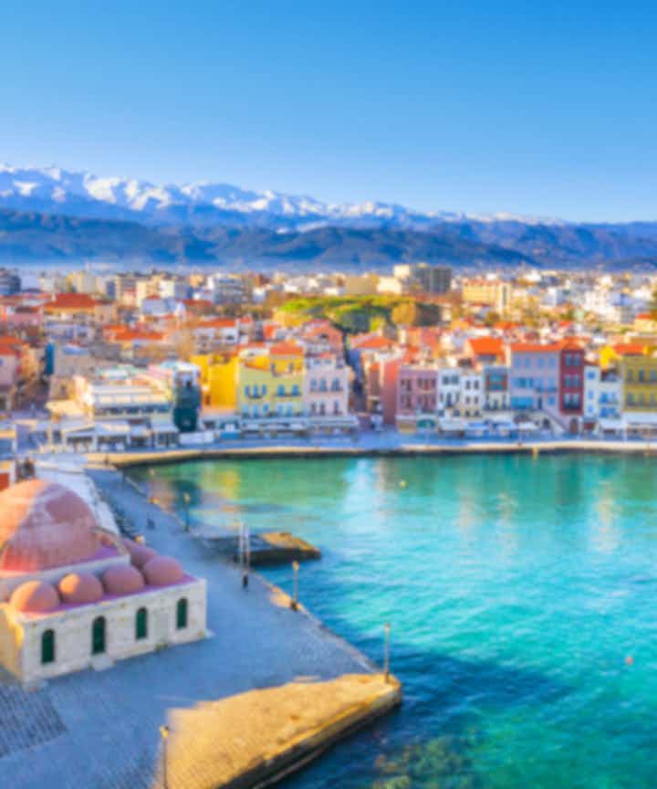 Flights from London, Canada to Chania, Greece