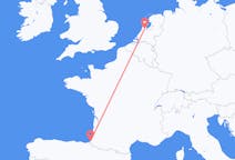 Loty z Biarritz, Francja z Amsterdam, Holandia