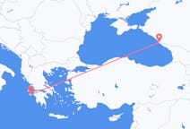 Vluchten van Sochi naar Zakynthos-eiland