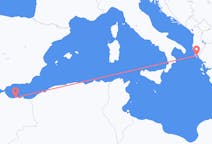 モロッコのから アルホセイマ、ギリシャのへ ケルキラフライト