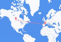 Flyg från Saskatoon, Kanada till Reus, Spanien