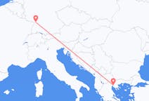 Vuelos de Karlsruhe, Alemania a Salónica, Grecia