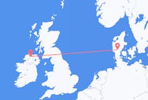 Flights from Billund, Denmark to Derry, Northern Ireland