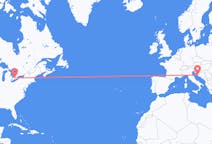 Flights from London to Zadar