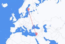 Flights from Amman, Jordan to Turku, Finland