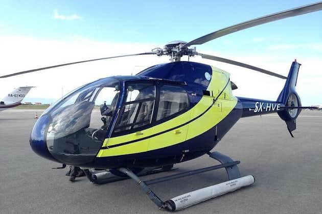 サントリーニ島からミロス島へのヘリコプター フライト - オプションの往復