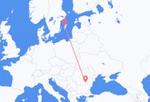 Vols de Visby pour Bucarest